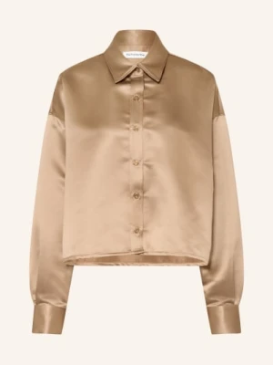 The Frankie Shop Bluzka Arlen Z Satyny beige