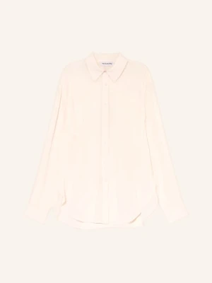 The Frankie Shop Bluzka Koszulowa Peri Georgette weiss