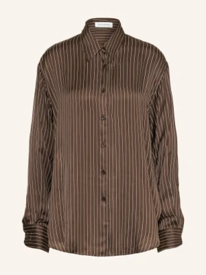 The Frankie Shop Bluzka Peri Z Satyny braun