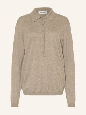 The Frankie Shop Dzianinowa Koszulka Polo Tala beige