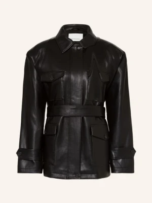 The Frankie Shop Kurtka Polowa Kelia W Stylu Skórzanym schwarz