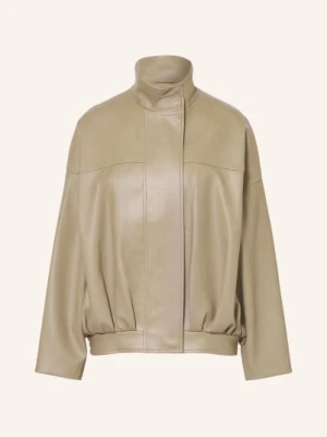 The Frankie Shop Kurtka Veren W Stylu Skórzanym gruen