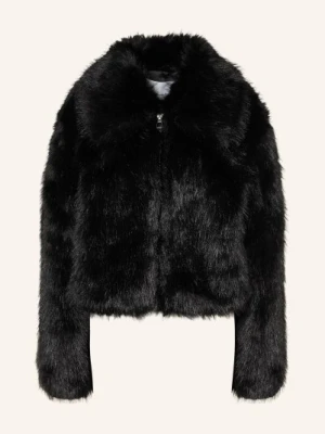The Frankie Shop Kurtka Ze Sztucznego Futra Hope schwarz
