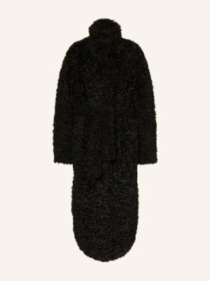 The Frankie Shop Płaszcz Z Futra Teddy Ravello schwarz