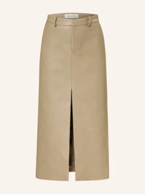 The Frankie Shop Spódnica Maybelle W Stylu Skórzanym gruen