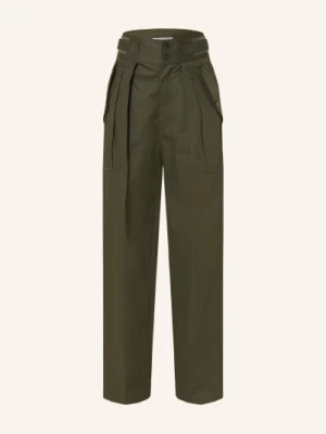 The Frankie Shop Spodnie Cargo Tova gruen