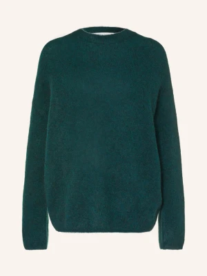 The Frankie Shop Sweter Timea Z Moherem gruen CIEMNOZIELONY