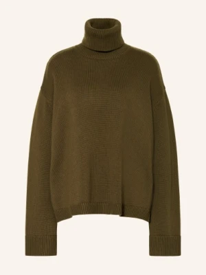 The Frankie Shop Sweter Z Golfem Rhea gruen