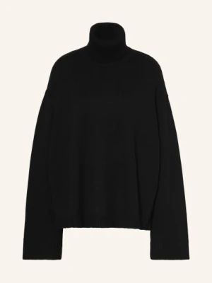 The Frankie Shop Sweter Z Golfem Rhea schwarz