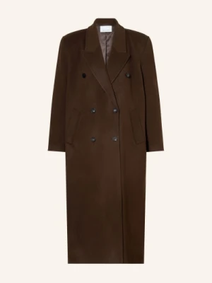 The Frankie Shop Wełniany Płaszcz Gaia braun