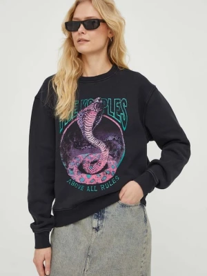 The Kooples bluza bawełniana czarny
