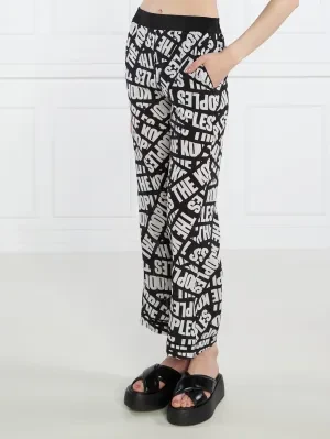 The Kooples Jedwabne spodnie | Straight fit