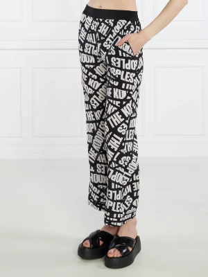 The Kooples Jedwabne spodnie | Straight fit