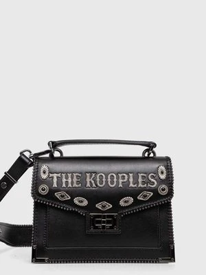 The Kooples torebka skórzana kolor czarny AFSEMILYS89