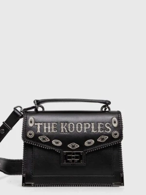 The Kooples torebka skórzana kolor czarny AFSEMILYS89