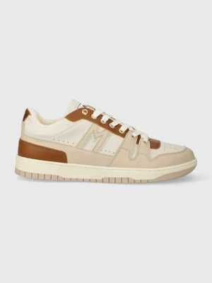 The Mercer Brand sneakersy skórzane The Brooklyn M kolor brązowy ME233012