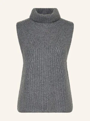 (The Mercer) N.Y. Bezrękawnik Z Kaszmiru grau