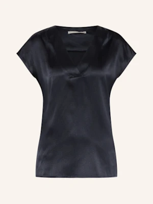 (The Mercer) N.Y. Bluzka Z Jedwabiu blau