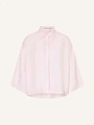 (The Mercer) N.Y. Bluzka Z Lnu Z Rękawami 3/4 rosa