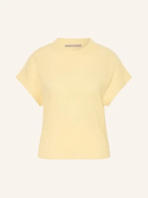 (The Mercer) N.Y. Dzianinowa Koszulka Z Kaszmiru gelb