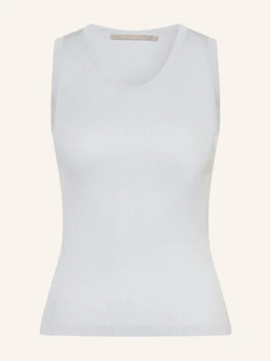 (The Mercer) N.Y. Dzianinowy Top Z Błyszczącą Przędzą blau