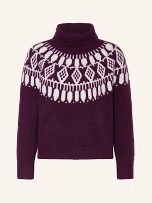 (The Mercer) N.Y. Golf Z Kaszmiru lila