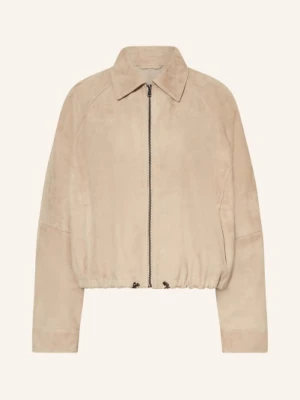 (The Mercer) N.Y. Kurtka Skórzana beige