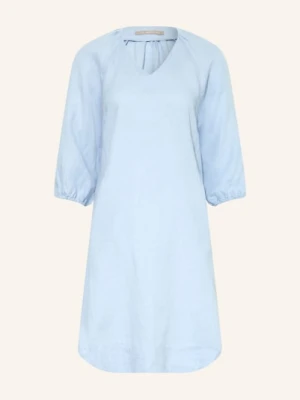 (The Mercer) N.Y. Sukienka Lniana Z Rękawami 3/4 blau