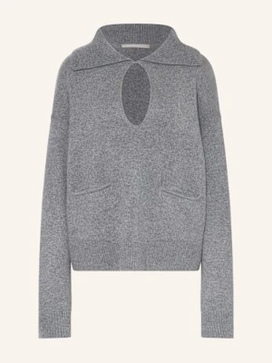 (The Mercer) N.Y. Sweter Z Kaszmiru grau