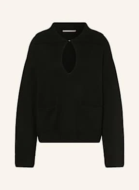 (The Mercer) N.Y. Sweter Z Kaszmiru schwarz