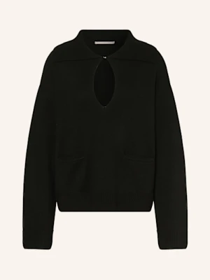 (The Mercer) N.Y. Sweter Z Kaszmiru schwarz