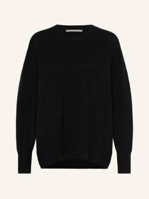 (The Mercer) N.Y. Sweter Z Kaszmiru schwarz CZARNY