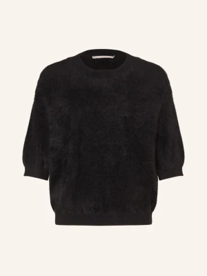 (The Mercer) N.Y. Sweter Z Kaszmiru schwarz CZARNY