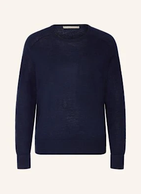 (The Mercer) N.Y. Sweter Z Wełny Merino blau