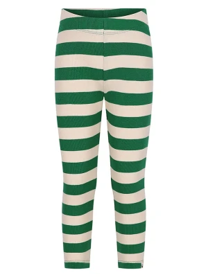 The New Chapter Legginsy "Zane" w kolorze zielono-kremowym rozmiar: 116