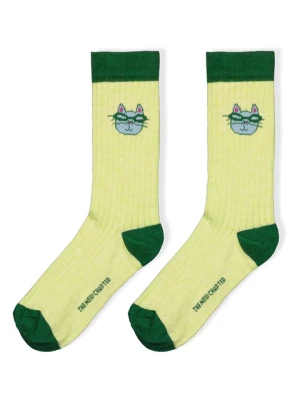 The New Chapter Skarpety "Vesper" w kolorze zielono-żółtym rozmiar: 19-22