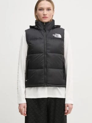 The North Face bezrękawnik 1996 RETRO NUPTSE VEST damski kolor czarny zimowy NF0A3XEPLE41