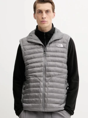 The North Face bezrękawnik Huila kolor szary przejściowy NF0A8DW40UZ1