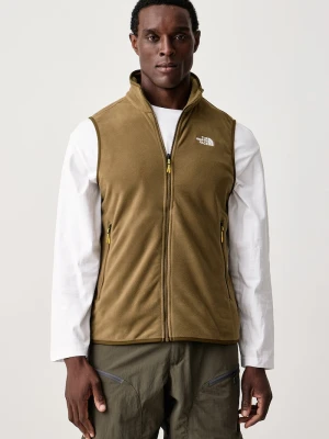 The North Face bezrękawnik męski polarowy GLACIER FLEECE zielony