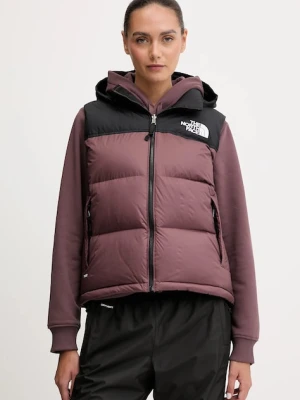 The North Face bezrękawnik puchowy 1996 Retro Nuptse kolor bordowy zimowy NF0A3XEPCAI1