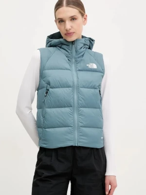 The North Face bezrękawnik sportowy puchowy Hyalite kolor niebieski zimowy NF0A7SXE4221