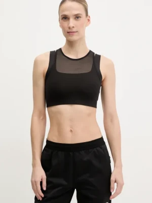 The North Face biustonosz sportowy Refina kolor czarny gładki NF0A891KJK31