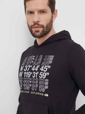 The North Face bluza bawełniana czarny