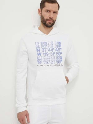 The North Face bluza bawełniana biały