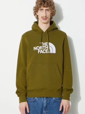 The North Face bluza bawełniana M Drew Peak Pullover Hoodie zielony