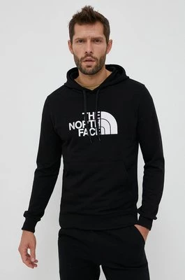 The North Face bluza bawełniana męska kolor czarny z kapturem z aplikacją NF00A0TEJK31