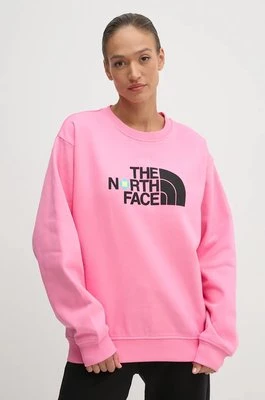 The North Face bluza bawełniana TNF x Yinka Ilori damska kolor różowy z nadrukiem NF0A89C8PIH1