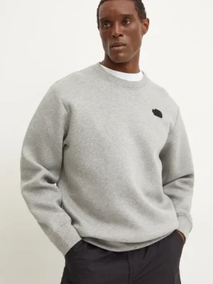 The North Face bluza Crew Neck Sweatshirt męska kolor szary melanżowa NF0A8AMAEC41