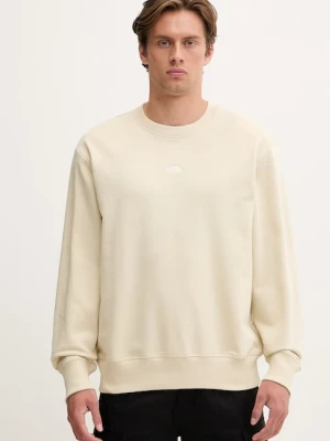 The North Face bluza męska bawełniana Essential Light beżowy