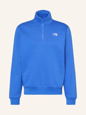 The North Face Bluza Dresowa Typu Troyer Evolution Simple Dome blau NIEBIESKI